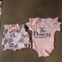 1-3 Month Baby Girl Outfit