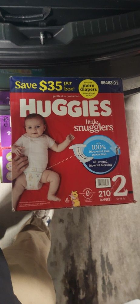 Huggies Little Snugglers Size 2 Diapers