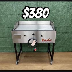 36” Griddle | Includes Hose With Regulator | Plancha de Fierro de 36” | Incluye Manguera | Taco Cart