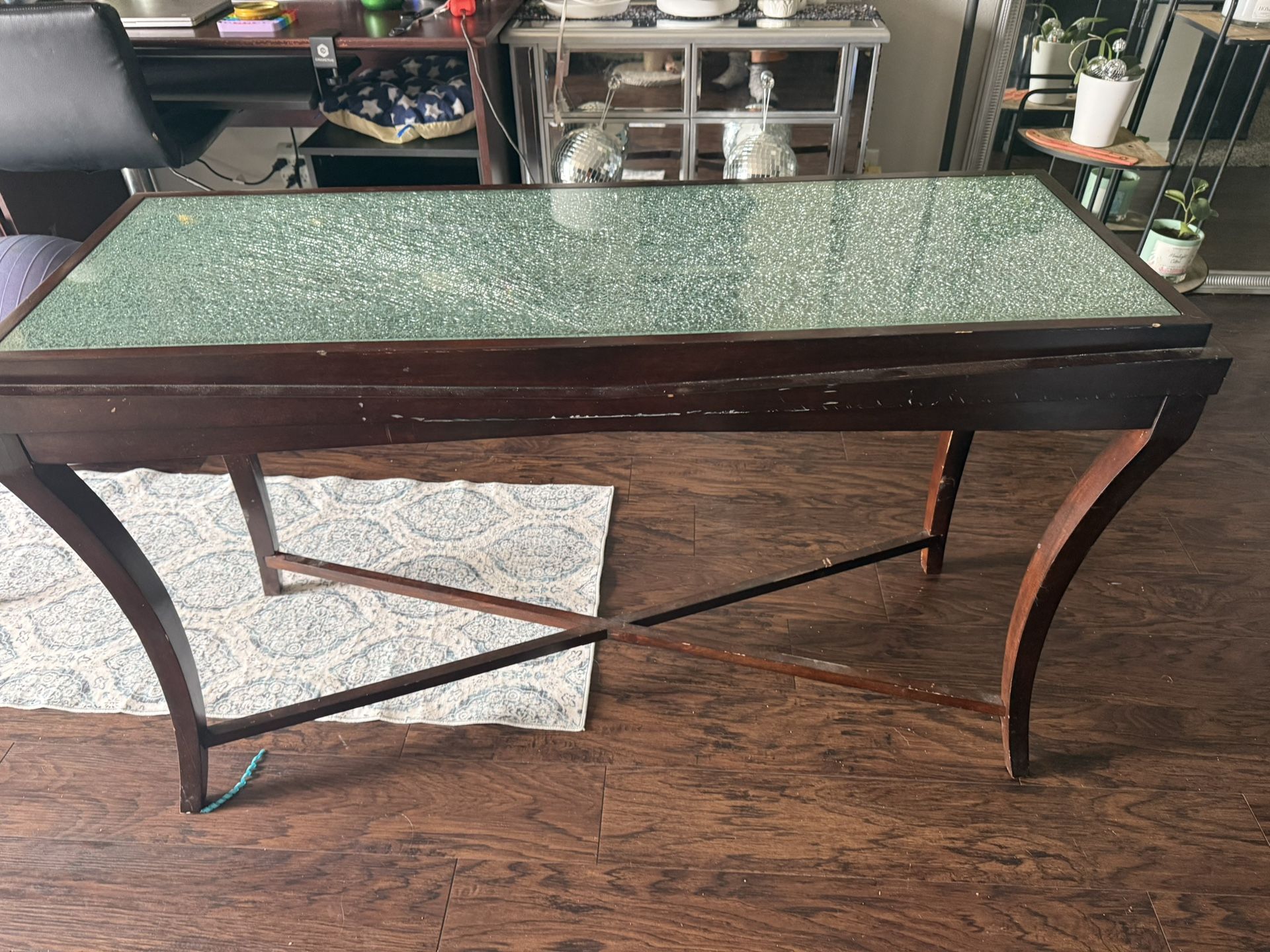 Glass Hallway/entryway Table