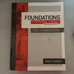Dave Ramsey’s High School Edition of Foundations In Personal Finance