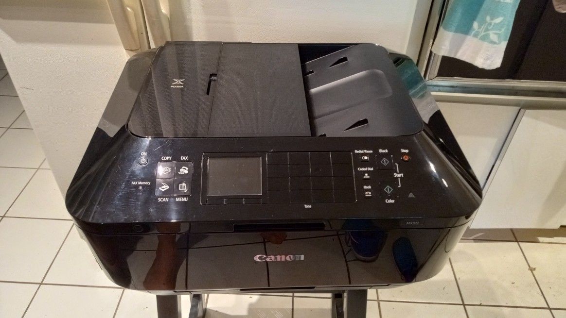 Canon MX 922 All In One Printer Fax Copier Scanner W/ Lots Of Ink!