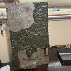 Halo Battlescape Camo Green Terrain Large Base Plate 23x13 Mega Bloks