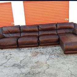Leather Couch 