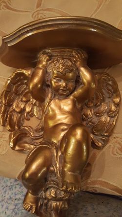 Vintage Cherub Sconce