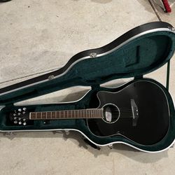 Acoustic Guitar (Ovation Applause) with hard shell case