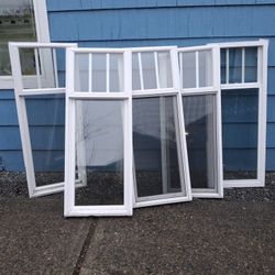 7 Vinyl Windows 24x60 Single Hung 