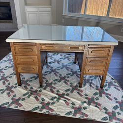 Antique Oak Desk, Circ 1940