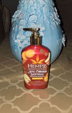 Brand New Sealed Hempz Apple Cinnamon Shortbread Body Moisturizer.  Large bottles 17 oz.