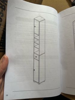 Tall Bathroom Storage Cabinet / Linen Tower Cabinet