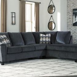 New Best Selling Dark Gray Sectional Sofa Couch 