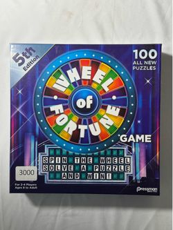 Wheel of Fortune 5th Edition Board Game - New Sealed - $15