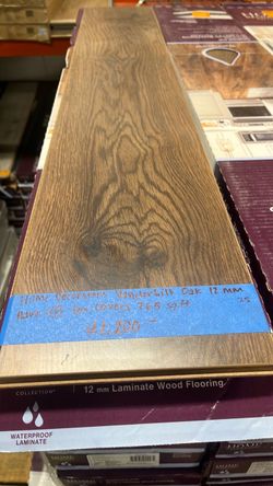 Home Decorators Collection Vanderbilt Oak 12 mm T x 8 in. W Waterproof Laminate Wood Flooring