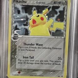 Pikachu Delta  Promo 8.5 Graded 