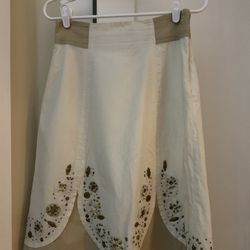Embellished A-Line Skirt from Anthropologie