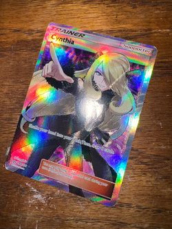 Pokémon Cynthia Full Art Trainer Card 148/156