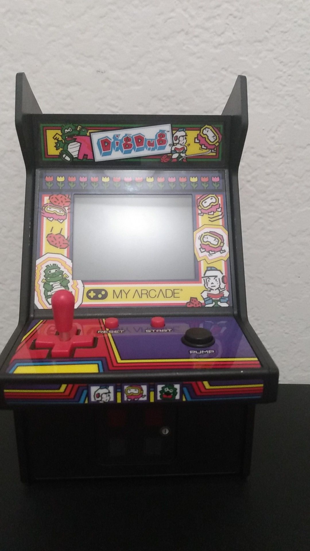 Dig Dug mini arcade machine