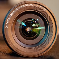 Opteka 15 F/4 Macro EF mount full frame compatible 