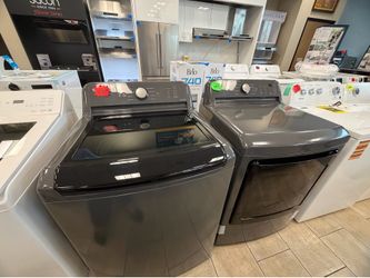 Lg top load washer and electric dryer
