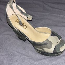 Army khaki camo heels