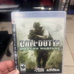 Call Of Duty 4 Modern Warfare PS3 
