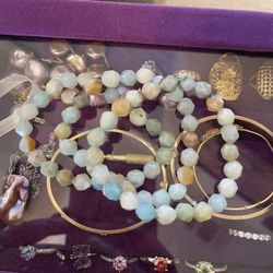 Natural Caribbean bracelet Set