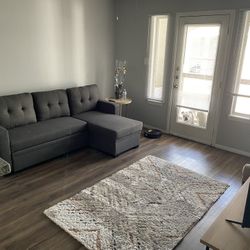 Grey Pull Out Couch