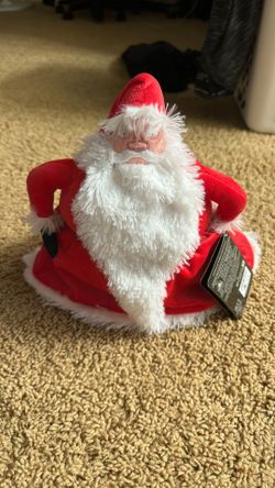 Disneyland Nightmare Before Christmas Santa Claus Decorative PlushNEW WITH TAGS