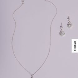 Galina Signature Crystal Teardrop Jewelry Set