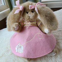 Bearington bear-Bunny pink 50’s skirt Plush