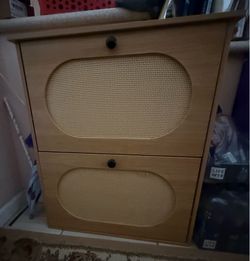 Enclosed shoe rack