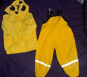 polarn o pyret Waterproof, Rain, Pants And Jacket Size 1/2 Yr