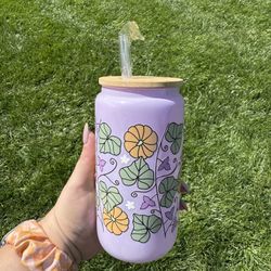 Morning Glory Can Glass (1 Available)