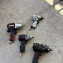 Impact Air Tools. 3/8, 1/2