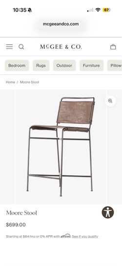 4 Four Hands counter stools