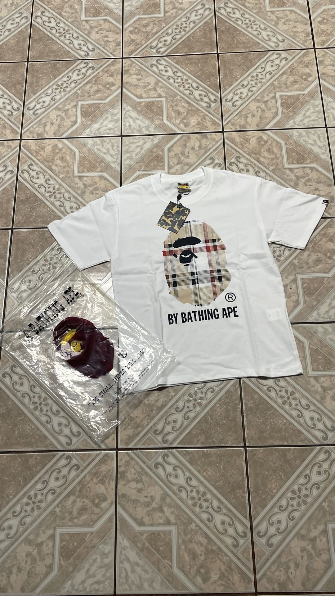 Burberry bape shirt