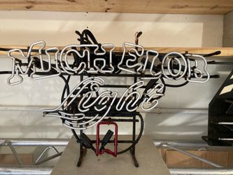 Michelob Light Beer neon sign