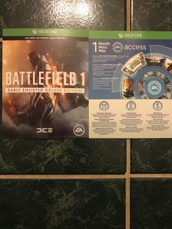 Battlefield 1 Deluxe Edition Xbox one