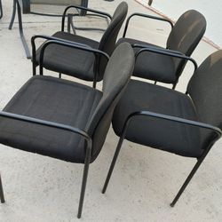 HON Stackable Cushioned Chairs