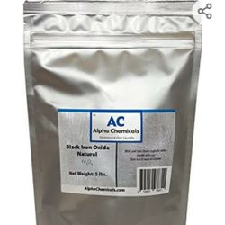 Black Iron Oxide - Fe3O4 - Natural - 5 Pounds

