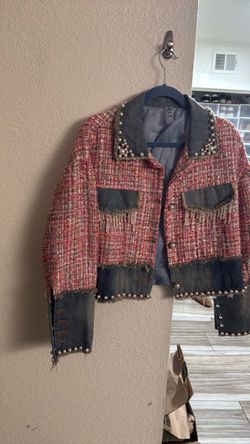 Tweed style blazer
