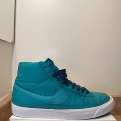 Nike Blazer Mid Turbo Green Blue Sapphire 2010 - NEW / DEADSTOCK - Men's Size 12