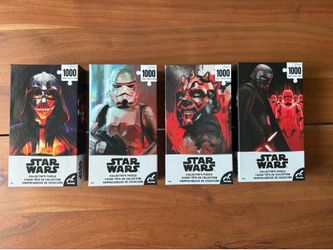 Star Wars Puzzle 4-Pack - 4x1000 Pieces Collector Set