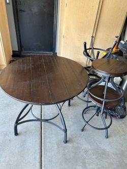 Table with four chairs