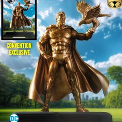 SDCC 2024 McFarlane Toys DC Superman Centennial Park Tribute Statue Gold Label