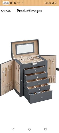 Five drawer jewelry box(new)