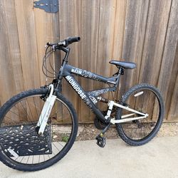 Mongoose Maxim dual-suspension mountain bike