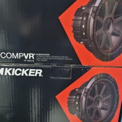 Brand New KICKER CVR 10" SUBWOOFERS PAIR 