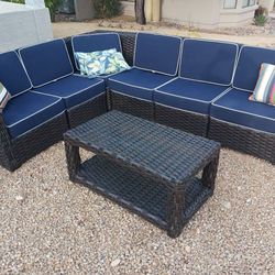 Bellanova 7 Piece Resin Wicker Patio Furniture Set