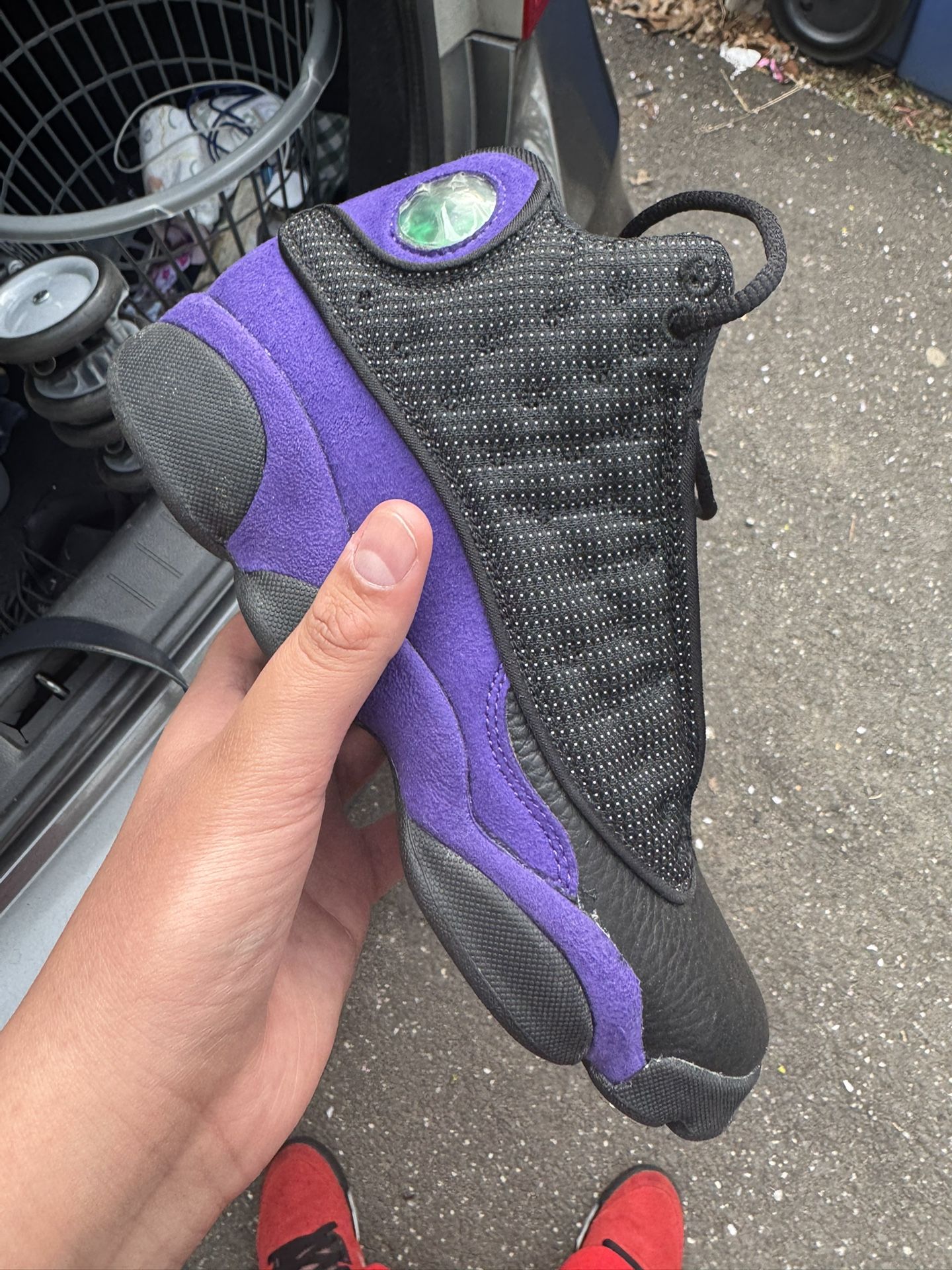 Jordan 13 Court Purple Gs Size 5